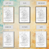 Saint Petersburg Street Map, Russia Map, City Map Art, Minimalist Art, Wall Art, Canvas Print, Room Décor, Gift For Mom, Travel Wall Art