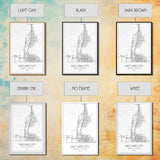 Salt Lake City Street Map, Utah Map, City Map Art, Minimalist Art, Wall Art, Canvas Print, Home Décor Wall Art, Friendship Gift, Travel Art