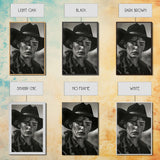 Intense Black and White Portrait of a Female Cowboy for Western Wall Art, Canvas Prints, Rustic Home Decor, Living Room Art, Bedroom Art