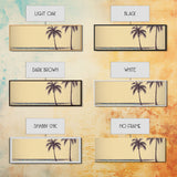 Minimalist Beach Canvas Art Print, Palm Trees, Tropical Beach, Canvas Wall Art Beach, Wall Decor, Panoramic, Wall Art, Canvas Print