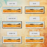 Great Sand Dunes National Park, Panoramic Colorado Travel Art, National Park Print, Minimalist Travel Art, Midcentury Modern Style Landscape