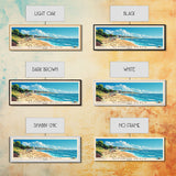 Altinkum Beach, Turkey Panoramic Beach Print, Vacation Gift, Turkey Wall Art, Beach Painting, Beach Decor, Beach Painting
