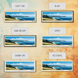 Bruny Island, Australia Panoramic Print, Vacation Gift, Australia Wall Art, Beach Painting, Beach Decor, Large Wall Art, Wood Frame Art