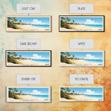 Cabbage Beach, Paradise Island, Bahamas Panoramic Print, Vacation Gift, Paradise Island, Bahamas Wall Art, Beach Painting, Beach Decor, Large Wall Art, Wood Frame Art