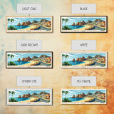 Cabo San Lucas, Mexico Panoramic Print, Vacation Gift, Mexico Wall Art, Beach Painting, Beach Decor, Beach Or Lakehouse Art