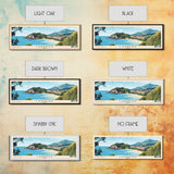 Cabrera, Spain Panoramic Beach Print, Vacation Gift, Spain Wall Art, Beach Painting, Beach Decor, Beach Painting