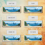 Cairu Archipelago, Brazil Panoramic Print, Vacation Gift, Brazil Wall Art, Beach Painting, Beach Decor, Large Wall Art, Wood Frame Art