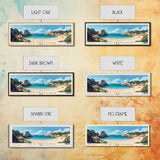 Cala Pregonda, Spain Panoramic Print, Vacation Gift, Spain Wall Art, Beach Painting, Beach Decor, Beach Or Lakehouse Art