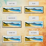 Campbell Island, New Zealand Panoramic Print, Vacation Gift, New Zealand Wall Art, Beach Painting, Beach Decor, Large Wall Art, Wood Frame Art