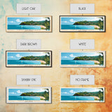 Cayo Levantado, Dominican Republic Panoramic Print, Vacation Gift, Dominican Republic Wall Art, Beach Painting, Beach Decor, Beach Or Lakehouse Art