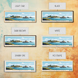 Chausey Islands, France Panoramic Beach Print, Vacation Gift, France Wall Art, Beach Painting, Beach Decor, Beach Painting