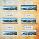 Chiloé, Chile Panoramic Print, Vacation Gift, Chile Wall Art, Beach Painting, Beach Decor, Large Wall Art, Wood Frame Art