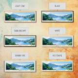 Clear Water Bay, Hong Kong Panoramic Beach Print, Vacation Gift, Hong Kong Wall Art, Beach Painting, Beach Decor, Beach Painting