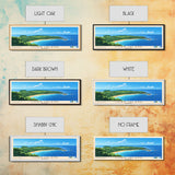 Corn Island, NICARAGUA Panoramic Print, Vacation Gift, NICARAGUA Wall Art, Beach Painting, Beach Decor, Beach Or Lakehouse Art