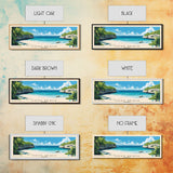 Cove Beach, Bahamas Panoramic Print, Vacation Gift, Bahamas Wall Art, Vacation Wall Art, Vacatation Memories, Beach Decor, Beach Or Lakehouse Art