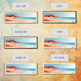 Dalia Beach, Morocco Panoramic Beach Print, Vacation Gift, Morocco Wall Art, Beach Painting, Beach Decor, Beach Painting