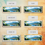 Flores, Indonesia Panoramic Beach Print, Vacation Gift, Indonesia Wall Art, Beach Painting, Beach Decor, Beach Painting