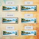 Genovesa Island, Ecuador Panoramic Print, Vacation Gift, Ecuador Wall Art, Beach Painting, Beach Decor, Large Wall Art, Wood Frame Art