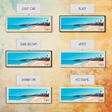 Kanyakumari Beach, India Panoramic Beach Print, Vacation Gift, India Wall Art, Framed Canvas Print, Framed Beach Painting