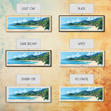 Koh Chang, Thailand Panoramic Beach Print, Vacation Gift, Thailand Wall Art, Framed Canvas Print, Framed Beach Painting