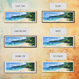 Koh Rong, Cambodia Panoramic Print, Vacation Gift, Cambodia Wall Art, Beach Painting, Beach Decor, Large Wall Art, Wood Frame Art