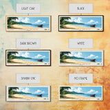 Lonely Beach, Cambodia Panoramic Print, Vacation Gift, Cambodia Wall Art, Vacation Wall Art, Vacatation Memories, Beach Decor, Beach Or Lakehouse Art