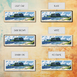 Malpelo Island, Colombia Panoramic Print, Vacation Gift, Colombia Wall Art, Beach Painting, Beach Decor, Beach Or Lakehouse Art