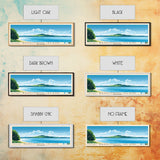 Rangitoto Island, New Zealand Panoramic Print, Vacation Gift, New Zealand Wall Art, Vacation Wall Art, Vacatation Memories, Beach Decor, Beach Or Lakehouse Art