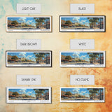 Richardson Texas Panoramic Print, Artistic Framed Canvas Print, Travel Poster Art, Home Decor, Wall Art, Unique Gift