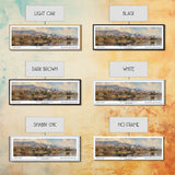 Riverside California Panoramic Print, Creative Framed Canvas Print, Travel Poster Art, Living Room Decor, Home Wall Art, Gift Idea