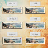 Bournemouth United Kingdom Wall Art, Panoramic Travel Poster, Panoramic Framed Canvas Print, City Wall Art, Wall Hanging Home Decor, Travel Art