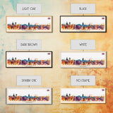 Coventry United Kingdom Wall Art, Panoramic Travel Poster, Panoramic Framed Canvas Print, City Wall Art, Wall Hanging Home Decor, Travel Art