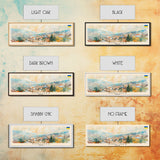 Horlivka Ukraine Wall Art, Panoramic Travel Poster, Panoramic Framed Canvas Print, City Wall Art, Wall Hanging Home Decor, Travel Art