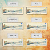 Kristiansand Norway Wall Art, Panoramic Travel Poster, Panoramic Framed Canvas Print, City Wall Art, Wall Hanging Home Decor, Travel Art