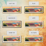 Alcorcón Spain Panoramic Travel Poster, Framed Canvas Print or Metal Wall Art, Travel Art, Home Decor, Panoramic Painting, Midcentury Art