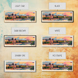 Blagoveshchensk Russia Travel Art, City Art, Framed Canvas Print or Metal Wall Art, Europe Travel Poster, Panoramic Wall Art, Extra Wide Wall Art