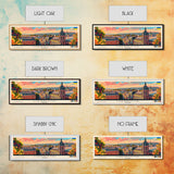 Chernihiv Ukraine Panoramic Travel Poster, Framed Canvas Print or Metal Wall Art, Travel Art, Home Decor, Panoramic Painting, Midcentury Art