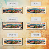 Karlovac Croatia Travel Art, City Art, Framed Canvas Print or Metal Wall Art, Europe Travel Poster, Panoramic Wall Art, Extra Wide Wall Art