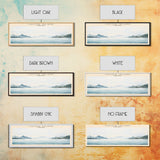 Cocos Island COUNTRY | Framed Travel Poster Canvas Print | Trendy Wall Art | Watercolor Painting | Living Room Art | Unique Art