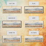 Hitachi Seaside Park COUNTRY | Framed Travel Poster Canvas Print | Trendy Wall Art | Watercolor Painting | Living Room Art | Unique Art