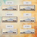 Kilimanjaro National Park Travel Print Wall Art, Travel Poster Print, Retro Style COUNTRY Home Decor, Wall Hanging, Travel Gift Idea, Unique Metal Art