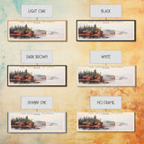 The Apostle Islands Travel Poster Print, Framed Canvas Print, COUNTRY Travel Art, Wood Framed Art, Wall Hanging, Home Decor