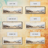 The Skeleton Coast Travel Poster Print, Framed Canvas Print, COUNTRY Travel Art, Wood Framed Art, Wall Hanging, Home Decor