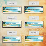 Central Coast, Australia Panoramic Travel Poster Canvas Print, Central Coast, Australia Painting, Australia Art, Central Coast Panoramic Travel Art, Travel Painting