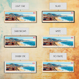 Chimbote, Peru Panoramic Travel Poster Canvas Print, Chimbote, Peru Painting, Peru Art, Chimbote Travel Art, Living Room Painting