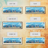 Randburg, South Africa Panoramic Travel Poster Canvas Print, Randburg, South Africa Painting, South Africa Art, Randburg Travel Art, Guest Room Painting