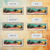 Boksburg, South Africa Panoramic Canvas Print, Boksburg, South Africa Painting, South Africa Art, Boksburg Travel Poster, Travel Art, Housewarming Gift