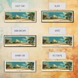 Brasilia, Brazil Panoramic Canvas Print, Brasilia, Brazil Painting, Brazil Art, Brasilia Travel Poster, Travel Art, Housewarming Gift