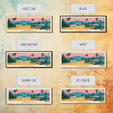 Bukavu, Congo Panoramic Canvas Print, Bukavu, Congo Painting, Congo Art, Bukavu Travel Poster, Travel Art, Living Room Painting