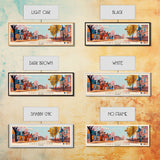 Chelmsford, England Panoramic Canvas Print, Chelmsford, England Painting, England Art, Chelmsford Travel Poster, Travel Art, Guest Room Painting